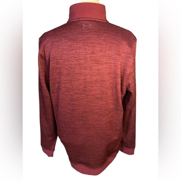 Under Armour maroon Coldgear 3/4 Zip Up - Picture 2 of 5